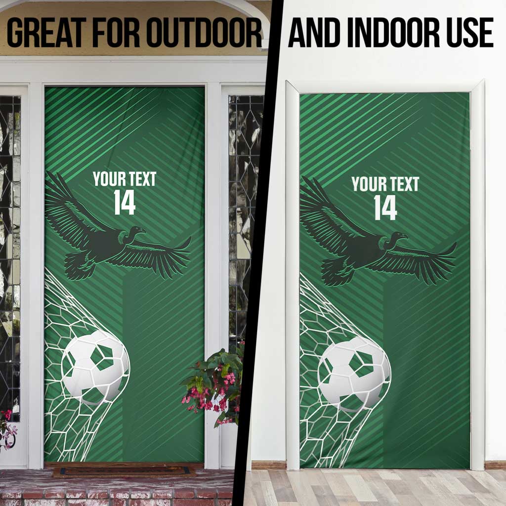 Custom Bolivia Football Door Cover Vamos La Verde - Wonder Print Shop