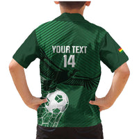Custom Bolivia Football Family Matching Mermaid Dress and Hawaiian Shirt Vamos La Verde - Wonder Print Shop