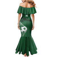 Custom Bolivia Football Family Matching Mermaid Dress and Hawaiian Shirt Vamos La Verde - Wonder Print Shop