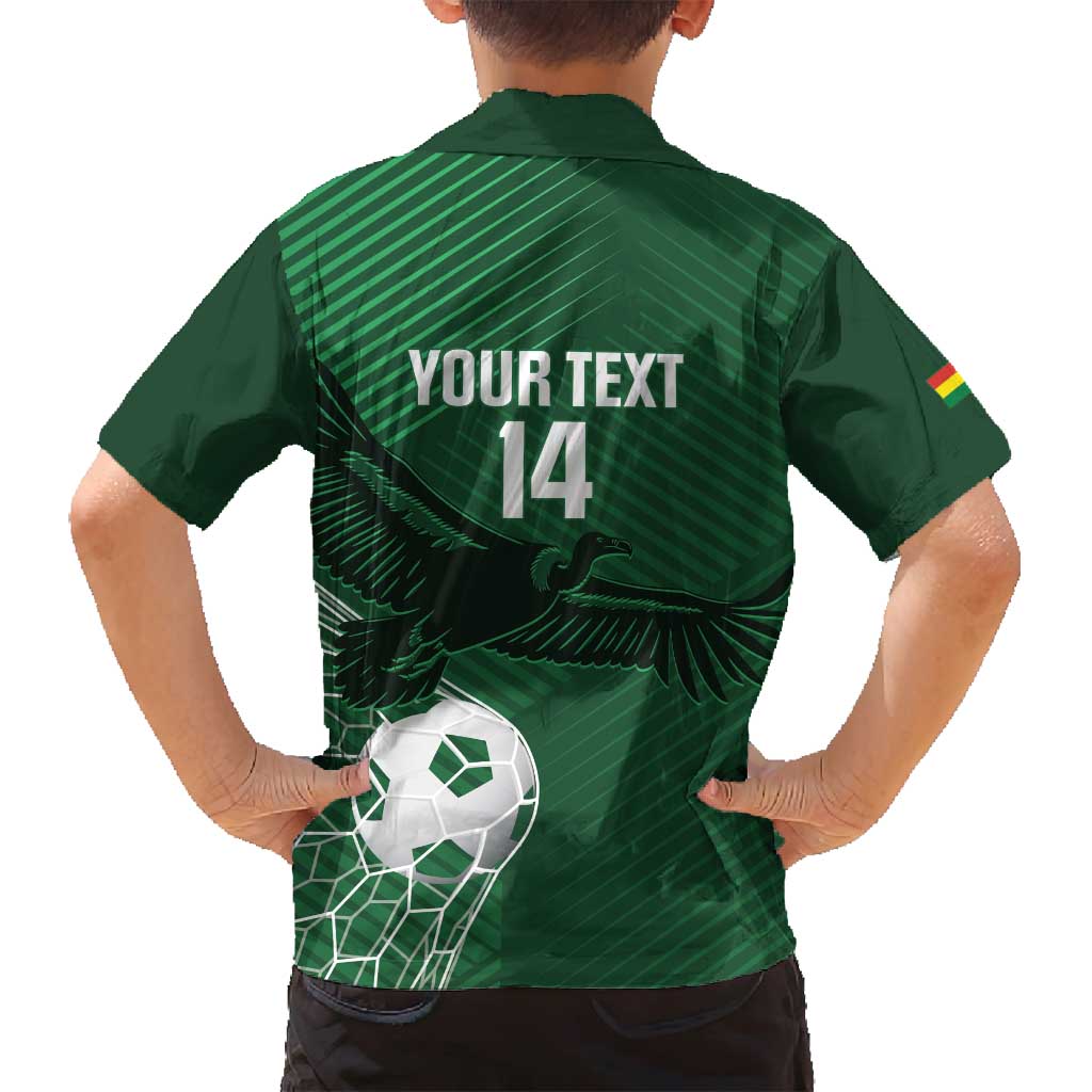 Custom Bolivia Football Family Matching Puletasi and Hawaiian Shirt Vamos La Verde - Wonder Print Shop
