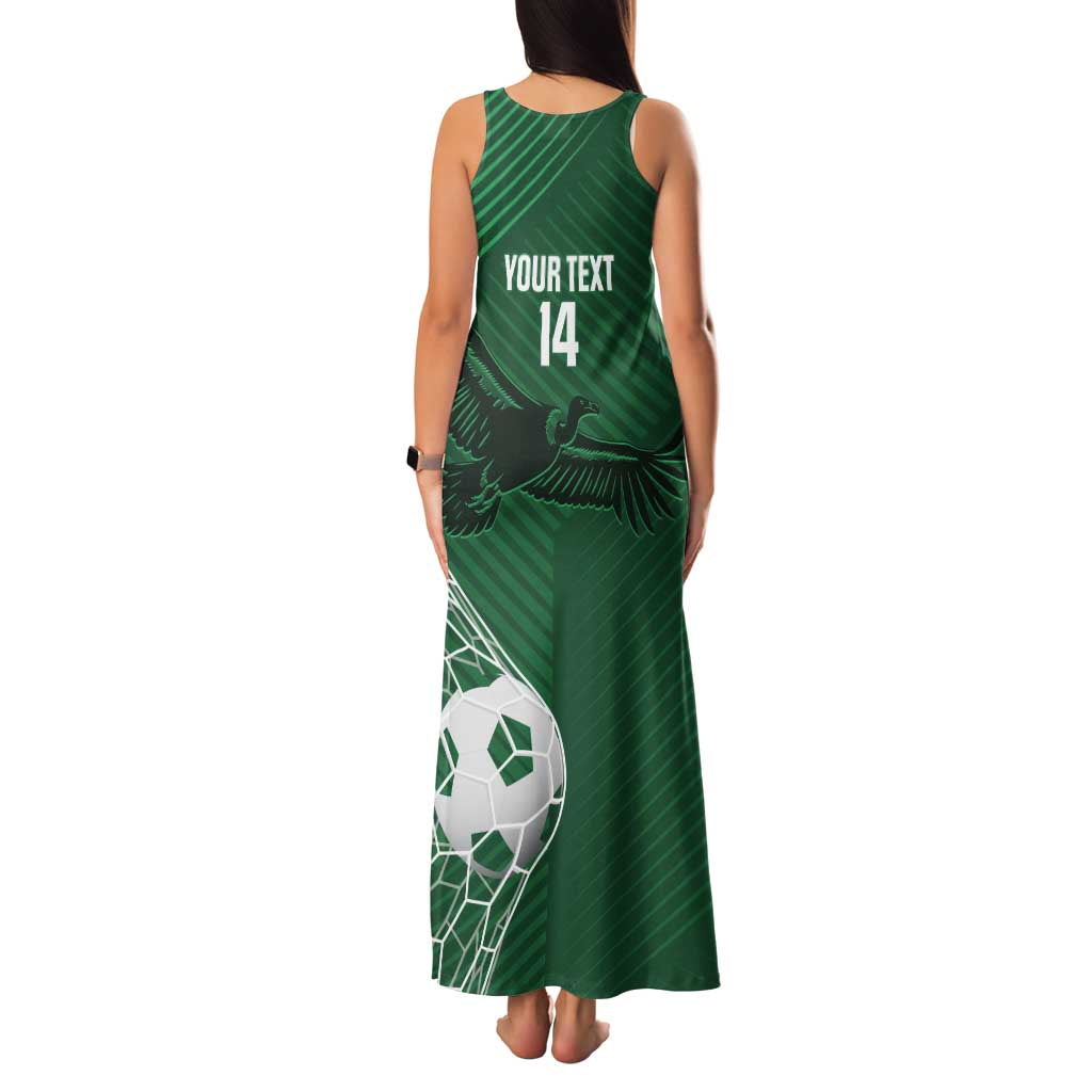 Custom Bolivia Football Family Matching Tank Maxi Dress and Hawaiian Shirt Vamos La Verde - Wonder Print Shop