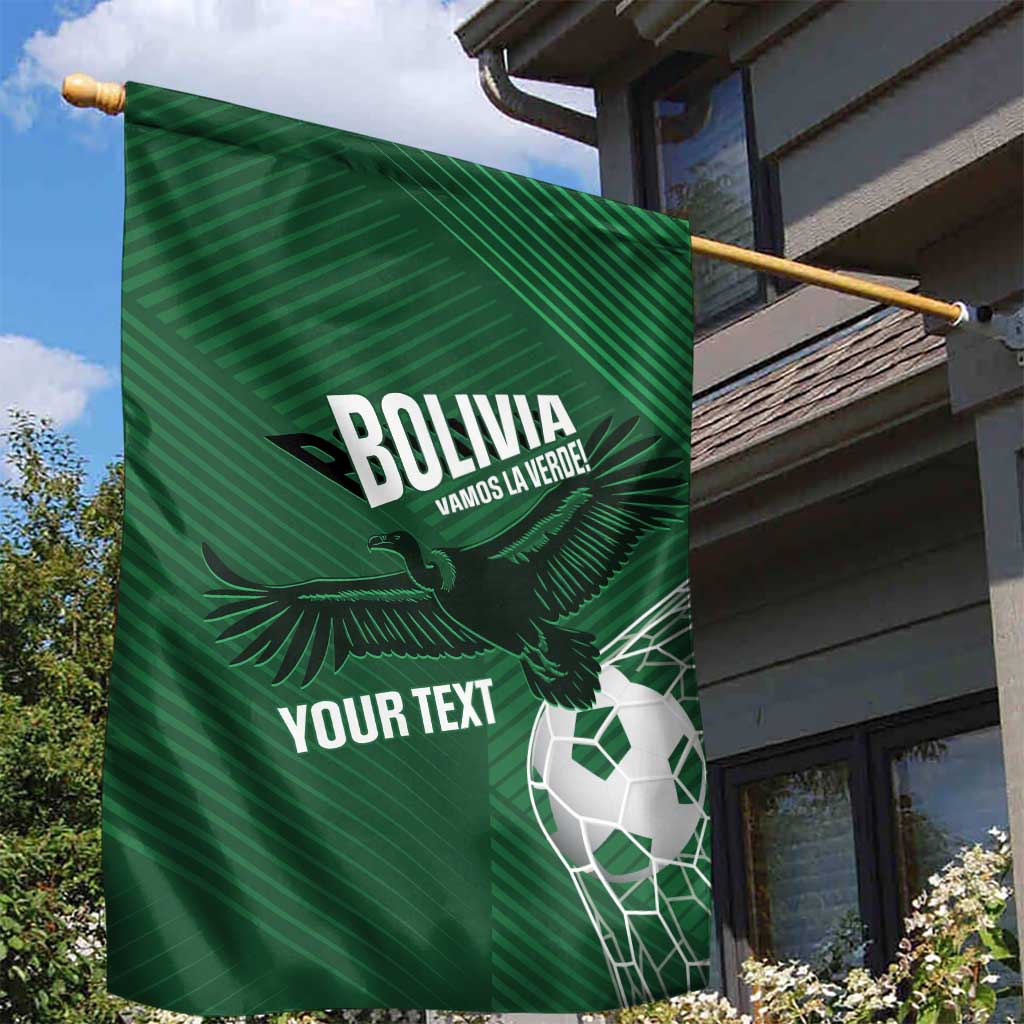 Custom Bolivia Football Garden Flag Vamos La Verde - Wonder Print Shop