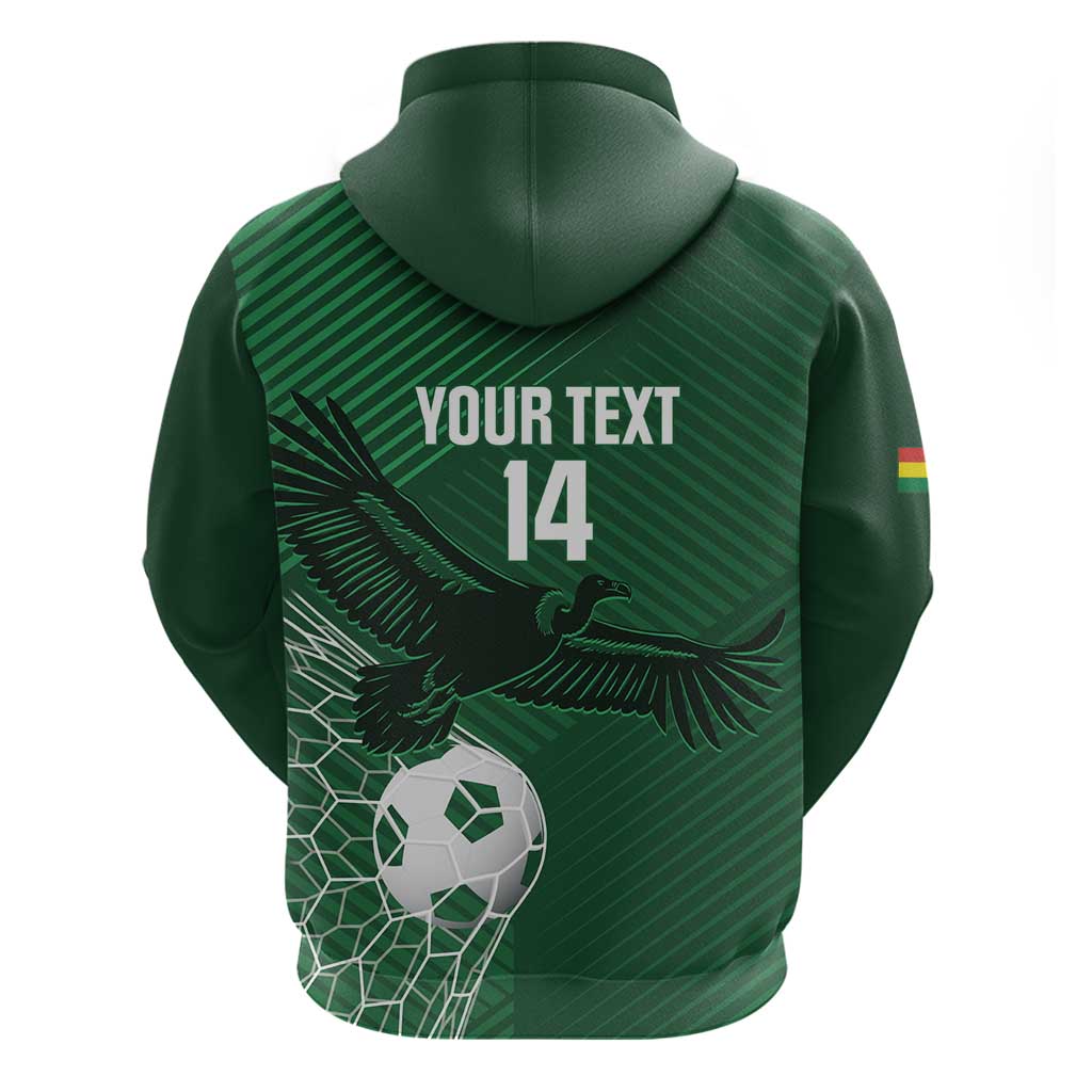 Custom Bolivia Football Hoodie Vamos La Verde - Wonder Print Shop