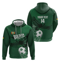 Custom Bolivia Football Hoodie Vamos La Verde - Wonder Print Shop