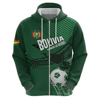 Custom Bolivia Football Hoodie Vamos La Verde - Wonder Print Shop