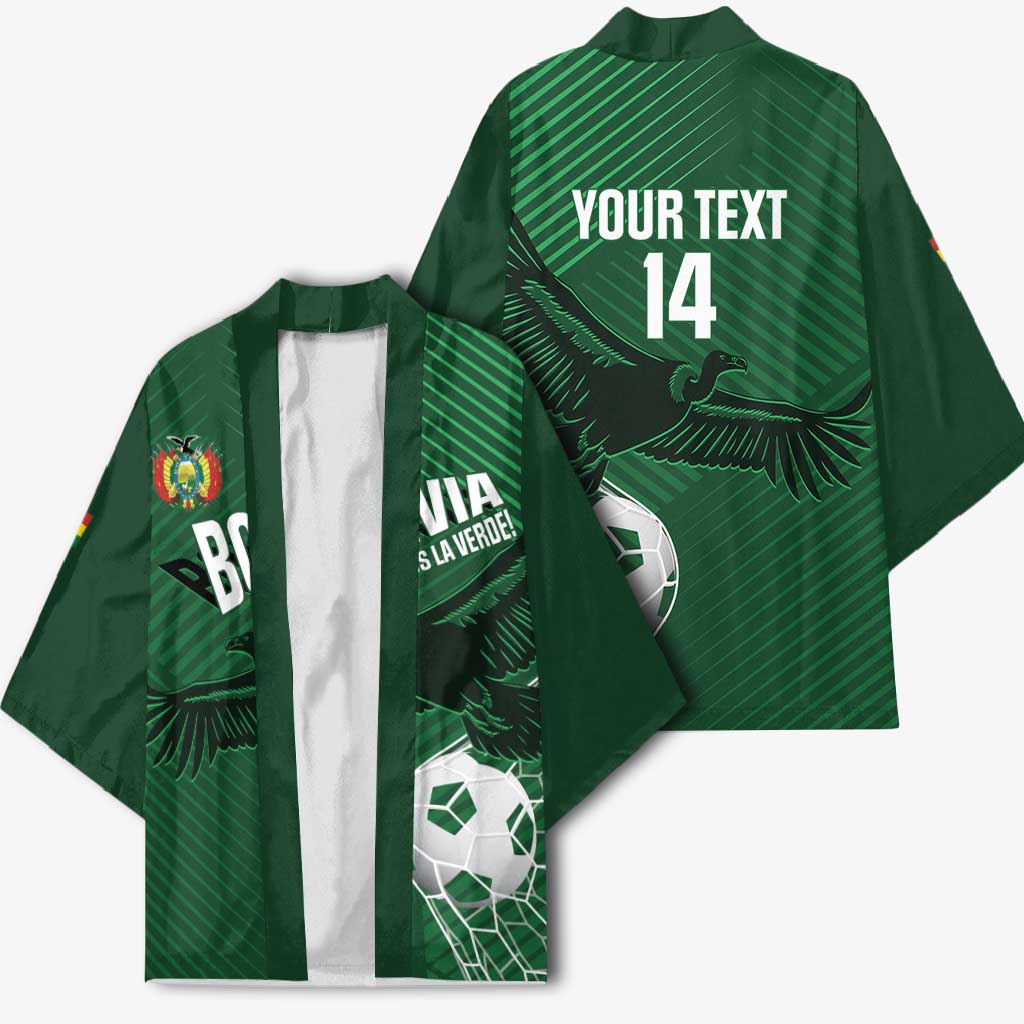 Custom Bolivia Football Kimono Vamos La Verde - Wonder Print Shop