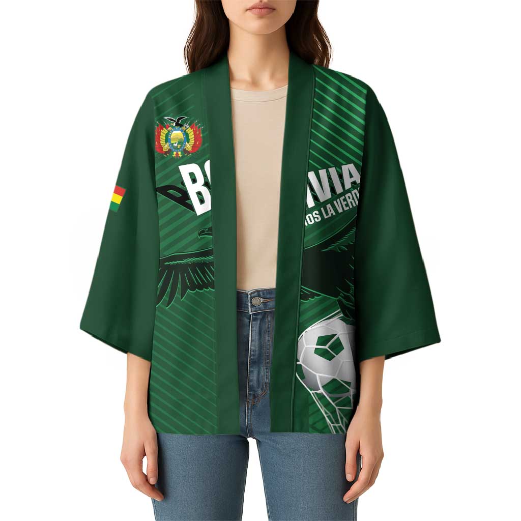 Custom Bolivia Football Kimono Vamos La Verde - Wonder Print Shop