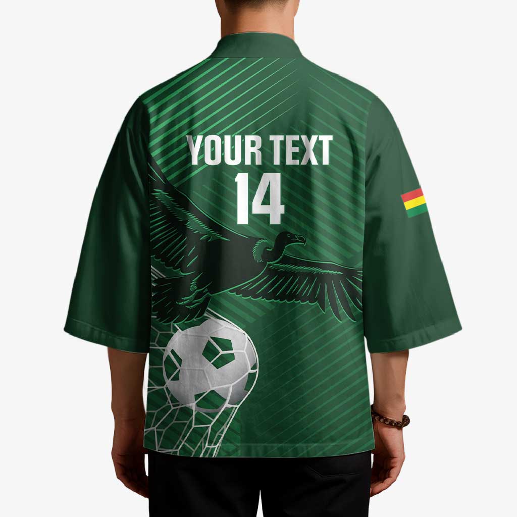 Custom Bolivia Football Kimono Vamos La Verde - Wonder Print Shop