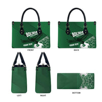 Custom Bolivia Football Leather Bag Vamos La Verde - Wonder Print Shop