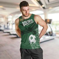 Custom Bolivia Football Men Tank Top Vamos La Verde - Wonder Print Shop