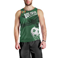 Custom Bolivia Football Men Tank Top Vamos La Verde - Wonder Print Shop