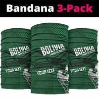 Custom Bolivia Football Neck Gaiter Vamos La Verde - Wonder Print Shop