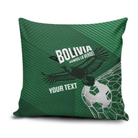Custom Bolivia Football Pillow Cover Vamos La Verde - Wonder Print Shop