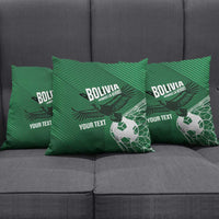 Custom Bolivia Football Pillow Cover Vamos La Verde - Wonder Print Shop
