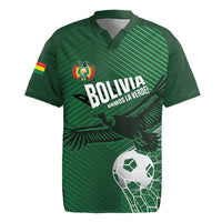 Custom Bolivia Football Rugby Jersey Vamos La Verde - Wonder Print Shop