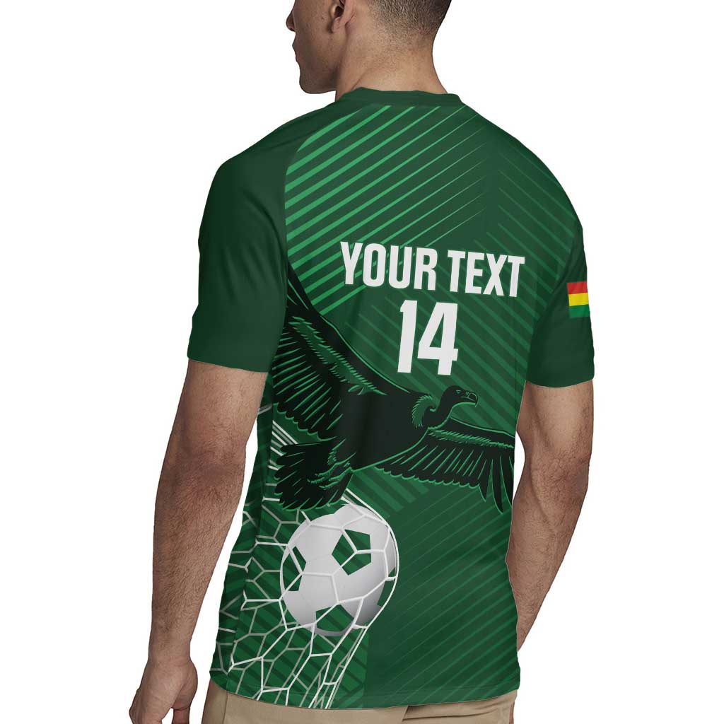 Custom Bolivia Football Rugby Jersey Vamos La Verde - Wonder Print Shop