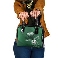 Custom Bolivia Football Shoulder Handbag Vamos La Verde - Wonder Print Shop