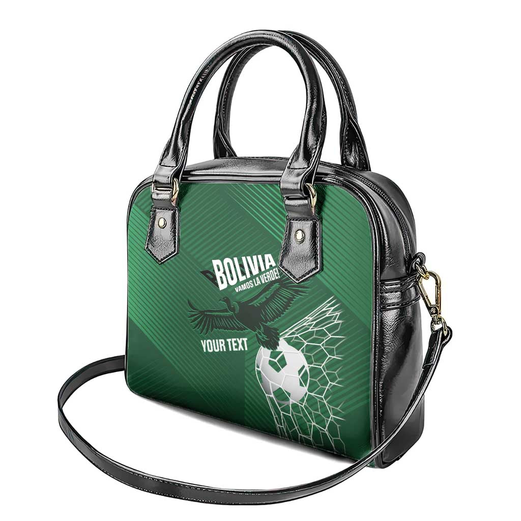 Custom Bolivia Football Shoulder Handbag Vamos La Verde - Wonder Print Shop