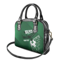 Custom Bolivia Football Shoulder Handbag Vamos La Verde - Wonder Print Shop