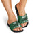 Custom Bolivia Football Slide Sandals Vamos La Verde - Wonder Print Shop
