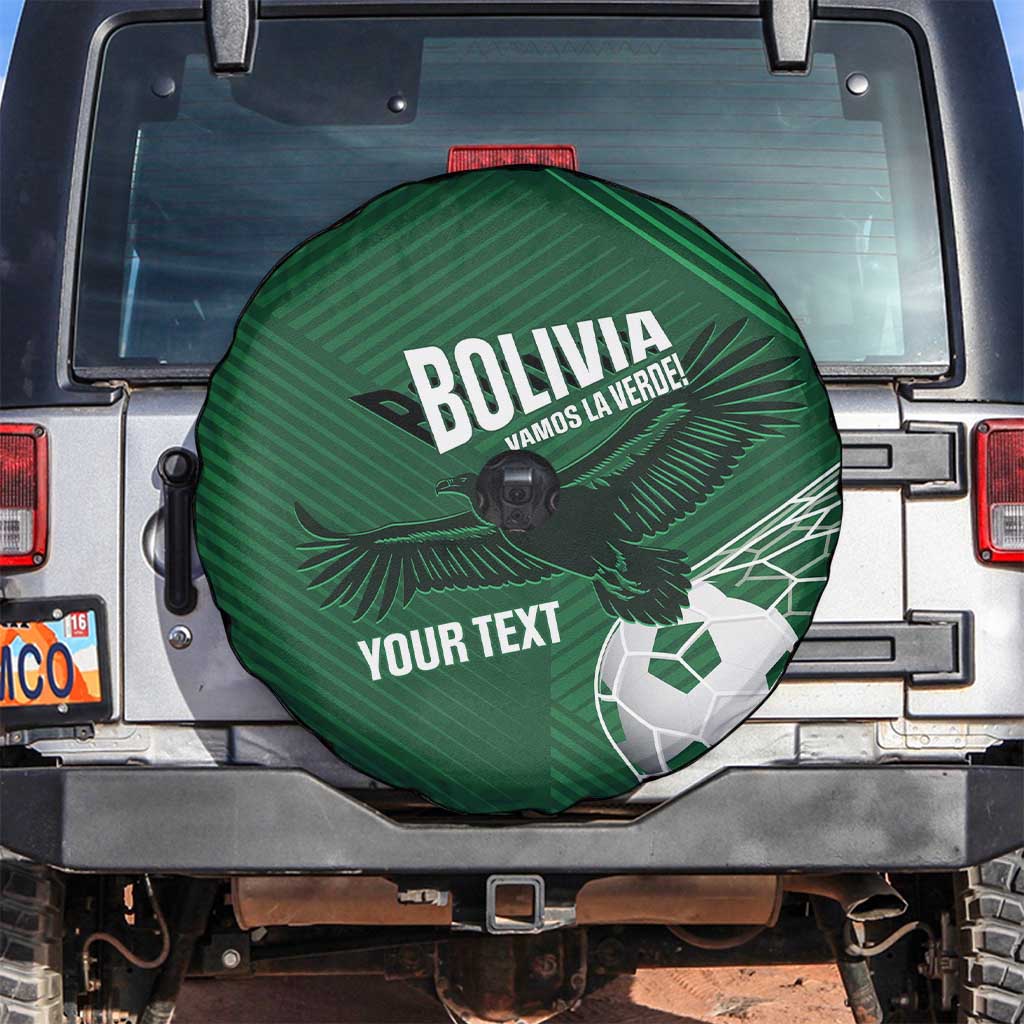 Custom Bolivia Football Spare Tire Cover Vamos La Verde - Wonder Print Shop