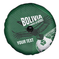 Custom Bolivia Football Spare Tire Cover Vamos La Verde - Wonder Print Shop