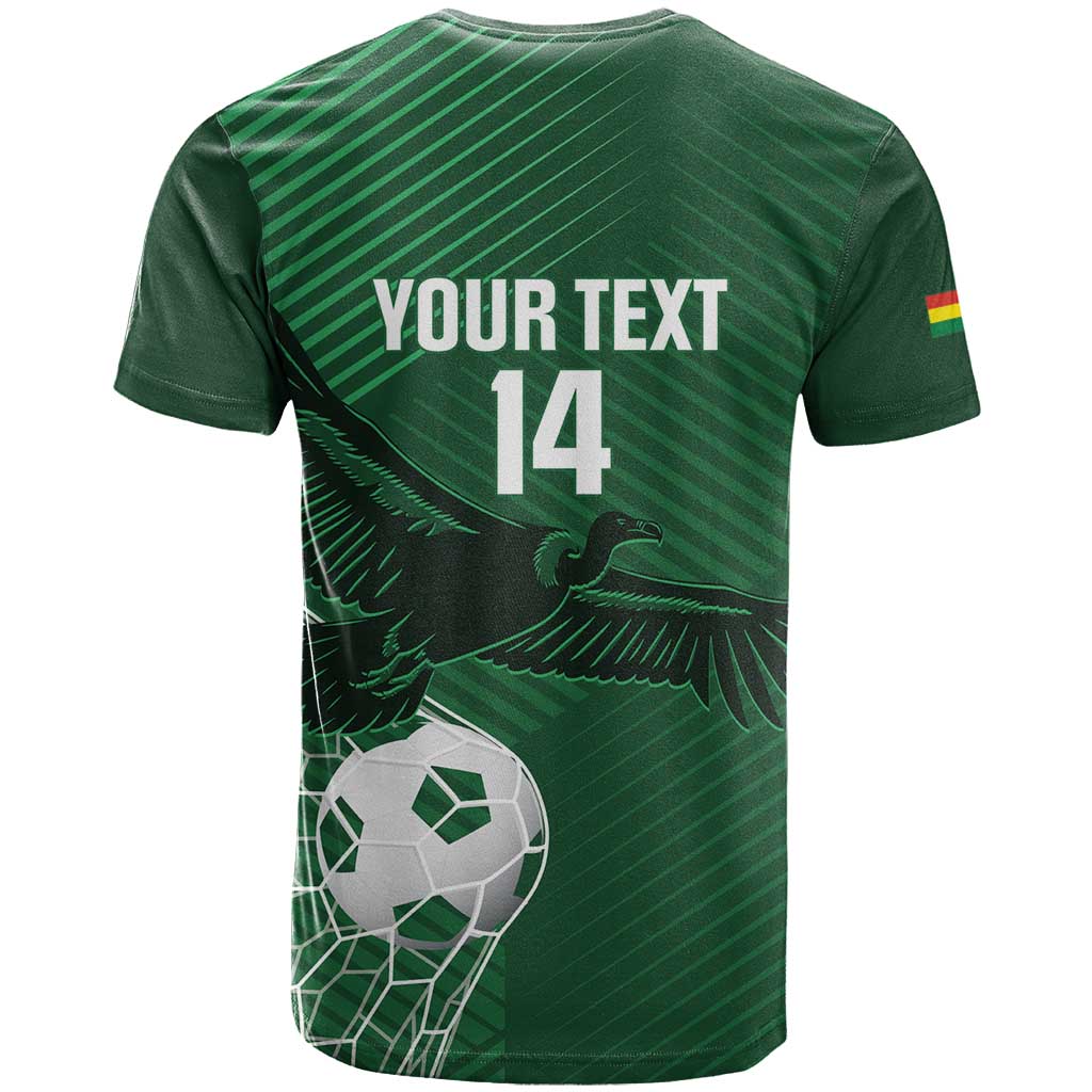 Custom Bolivia Football T Shirt Vamos La Verde - Wonder Print Shop