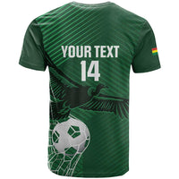 Custom Bolivia Football T Shirt Vamos La Verde - Wonder Print Shop