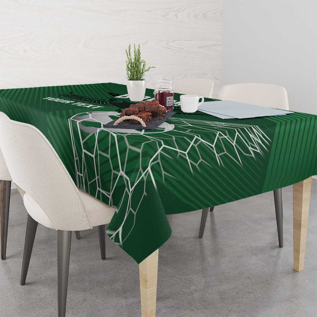 Custom Bolivia Football Tablecloth Vamos La Verde - Wonder Print Shop