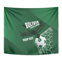 Custom Bolivia Football Tapestry Vamos La Verde - Wonder Print Shop