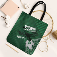 Custom Bolivia Football Tote Bag Vamos La Verde - Wonder Print Shop