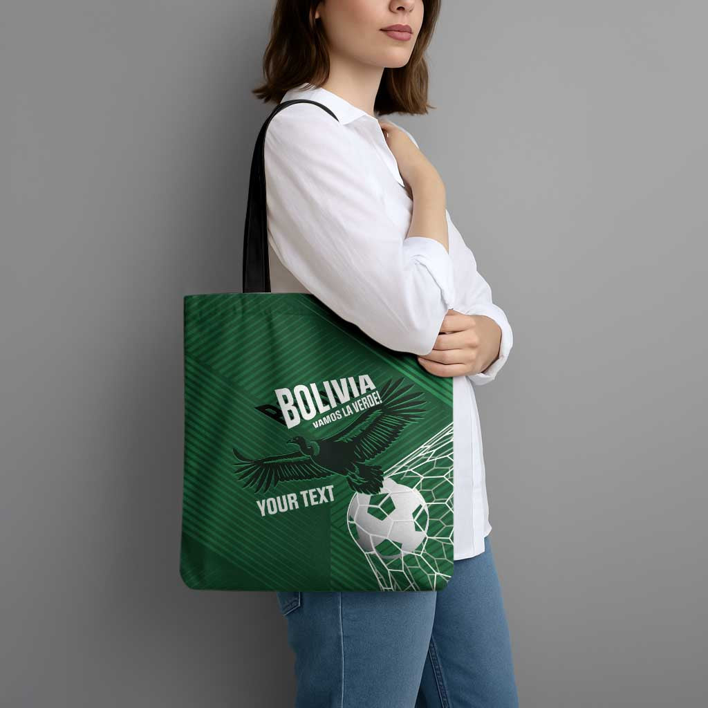 Custom Bolivia Football Tote Bag Vamos La Verde - Wonder Print Shop