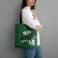 Custom Bolivia Football Tote Bag Vamos La Verde - Wonder Print Shop