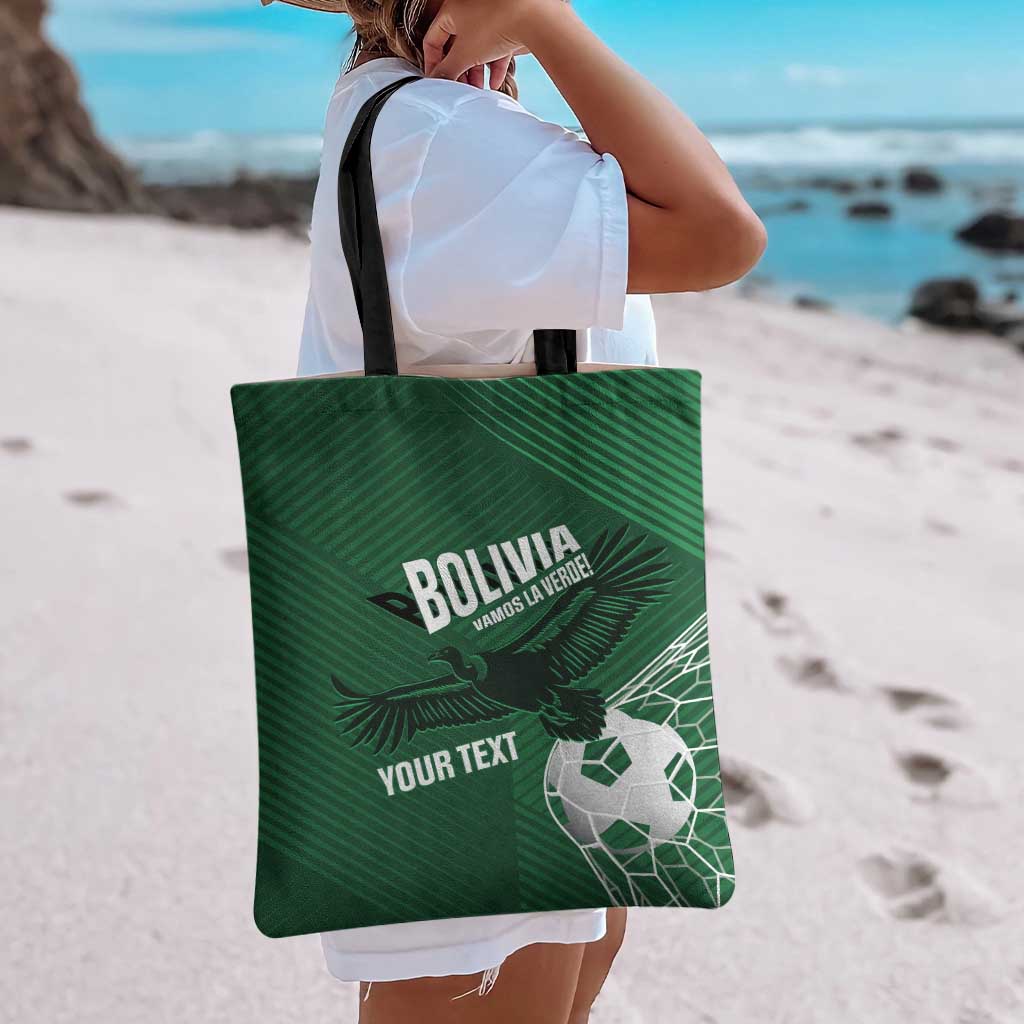 Custom Bolivia Football Tote Bag Vamos La Verde - Wonder Print Shop