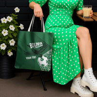 Custom Bolivia Football Tote Bag Vamos La Verde - Wonder Print Shop