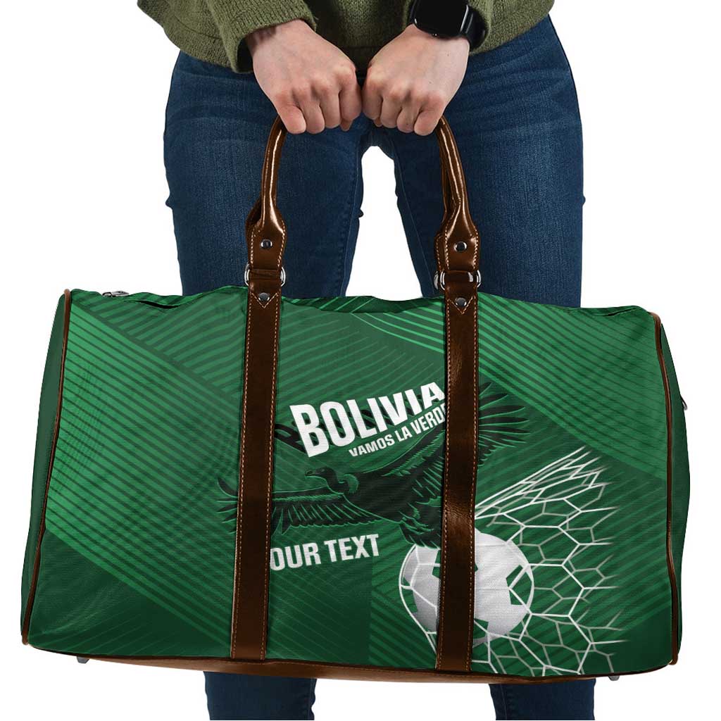 Custom Bolivia Football Travel Bag Vamos La Verde - Wonder Print Shop