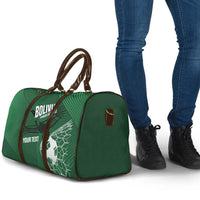 Custom Bolivia Football Travel Bag Vamos La Verde - Wonder Print Shop