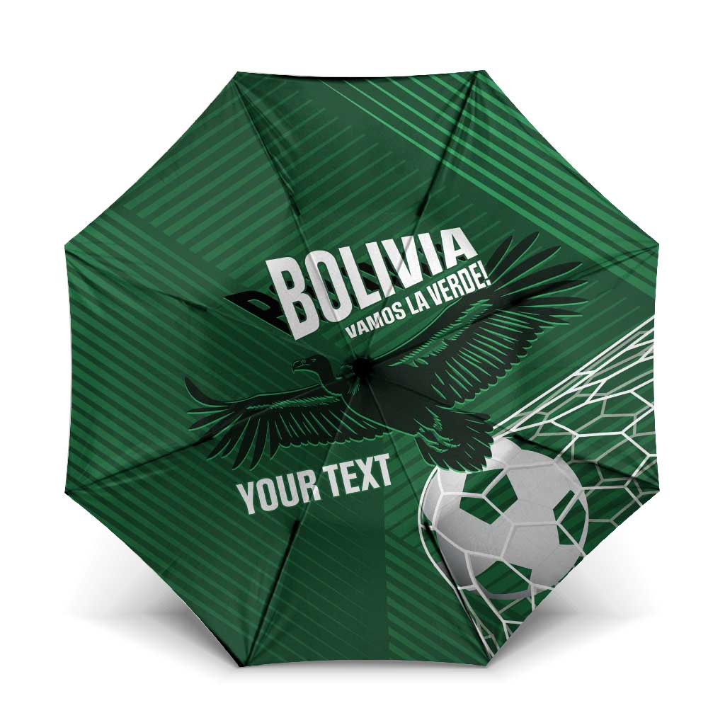 Custom Bolivia Football Umbrella Vamos La Verde - Wonder Print Shop