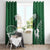 Custom Bolivia Football Window Curtain Vamos La Verde - Wonder Print Shop