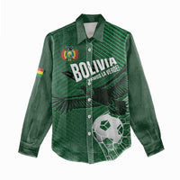 Custom Bolivia Football Women Casual Shirt Vamos La Verde - Wonder Print Shop