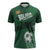 Custom Bolivia Football Zipper Polo Shirt Vamos La Verde - Wonder Print Shop