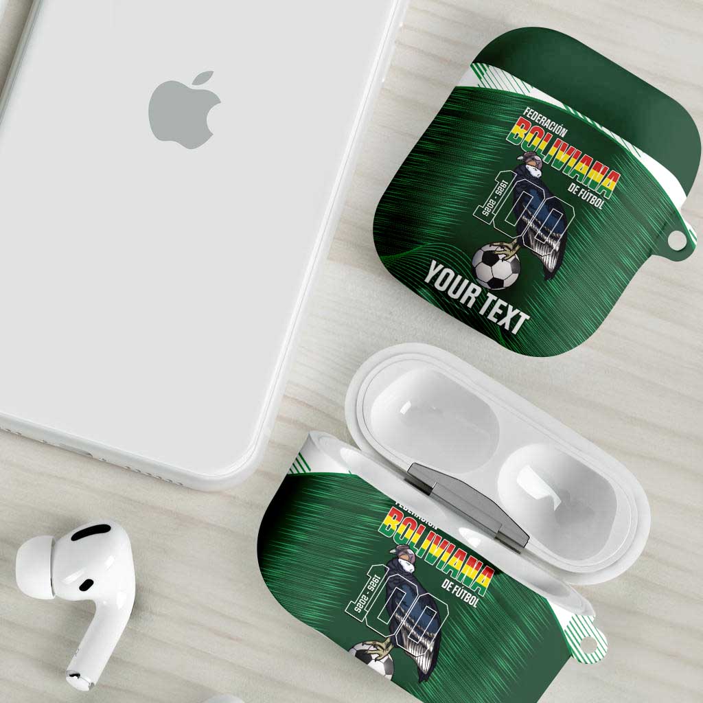 Custom Bolivia Football AirPods Case 100th Anniversary Andean Condor Proud - Wonder Print Shop