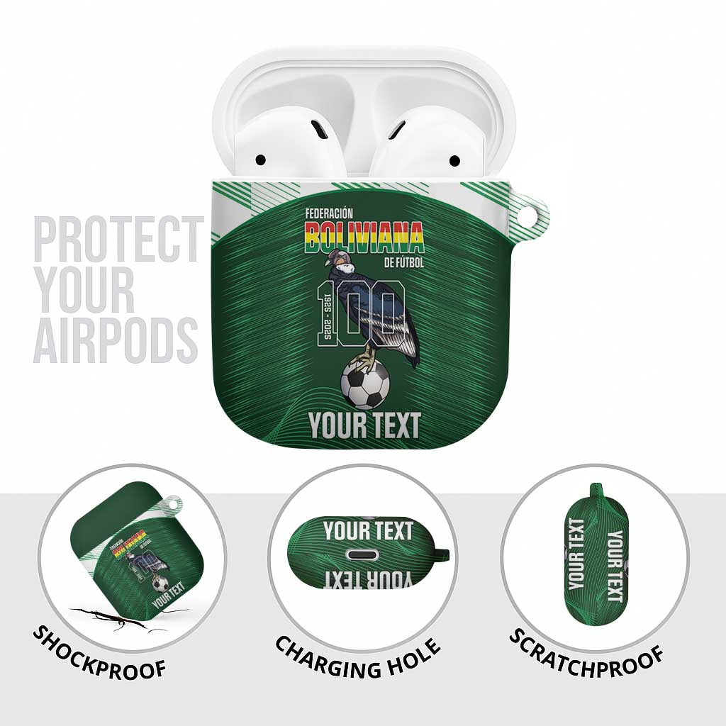 Custom Bolivia Football AirPods Case 100th Anniversary Andean Condor Proud - Wonder Print Shop