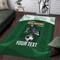 Custom Bolivia Football Area Rug 100th Anniversary Andean Condor Proud - Wonder Print Shop
