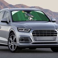 Custom Bolivia Football Auto Sun Shade 100th Anniversary Andean Condor Proud - Wonder Print Shop