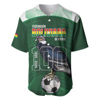 Custom Bolivia Football Baseball Jersey 100th Anniversary Andean Condor Proud - Wonder Print Shop