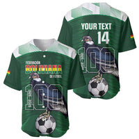 Custom Bolivia Football Baseball Jersey 100th Anniversary Andean Condor Proud - Wonder Print Shop