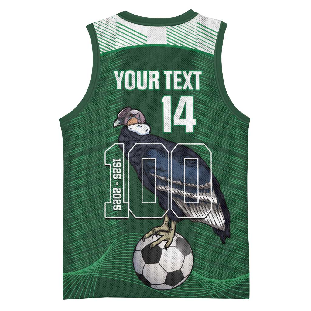 Custom Bolivia Football Basketball Jersey 100th Anniversary Andean Condor Proud - Wonder Print Shop