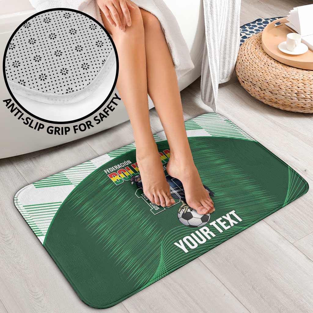 Custom Bolivia Football Bathroom Set 100th Anniversary Andean Condor Proud - Wonder Print Shop