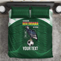 Custom Bolivia Football Bedding Set 100th Anniversary Andean Condor Proud - Wonder Print Shop